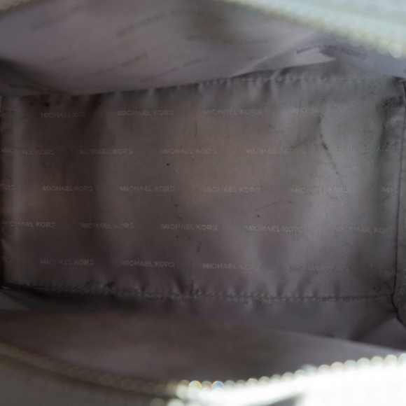 MK Selby Medium Leather Satchel Pearl Grey - Picture 5 of 7